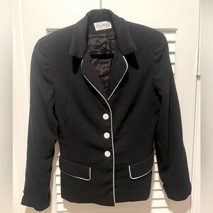 Gianni Black Blazer Size 6